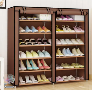 Тканинний органайзер - шафа для взуття Shoe Cabinet, 2 секції, 6 полиць