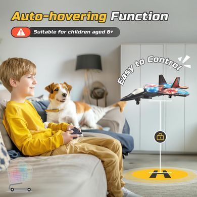 Летающий игрушечный меч Fighter Plane KS-198 RC 4X с LED-подсветкой ∙ Радиоуправляемый игрушечный самолет Fighter Plane RC 4X