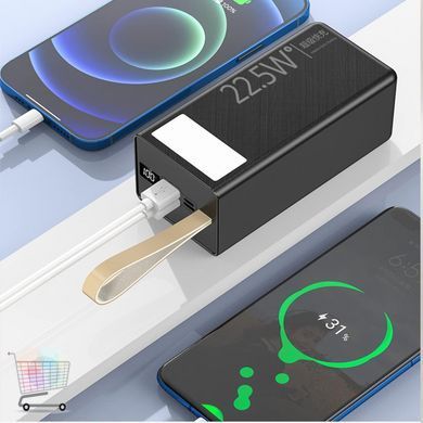 Зовнішній акумулятор UNITECH U86A 50000mAh з підтримкою Quick Charge ∙ Power Bank UNITECH U86A 50000mAh для подорожей