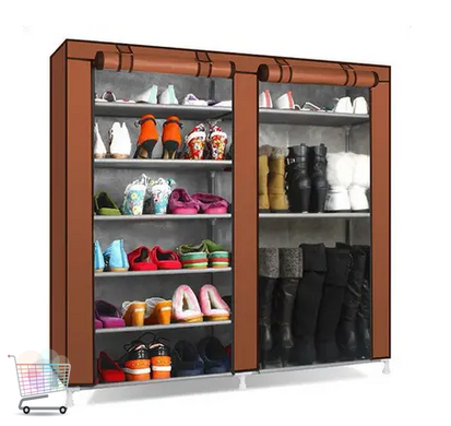 Тканинний органайзер - шафа для взуття Shoe Cabinet, 2 секції, 6 полиць