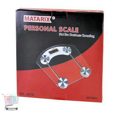 Ваги квадратні підлогові MATARIX MX-451B до 180кг
