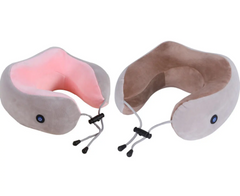 Масажна подушка U-shaped Massage pillow для шиї та спини інфрачервоний роликовий масажер
