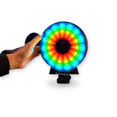 Кільцева LED лампа MJ-261 RGB 26 см для зйомки контенту &bull; Світлодіодна лампа MJ-261 з USB-живленням для фото, відео, селфі, макіяжу, стримів і TikTok