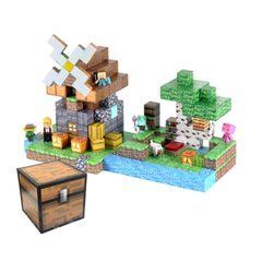 Minecraft конструктор Мельница с рекой 267 деталей для творчества ∙ Детский творческий конструктор Minecraft 267 блоков для детей