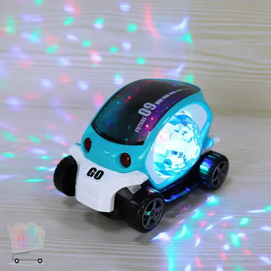 Светящаяся детская машинка с подсветкой и вращением Toy AND CX-865 интерактивная игрушка машинка для детей с прозрачным корпусом и движением &bull; Игрушечная машинка CX-865