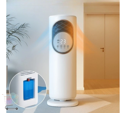 Підлоговий побутовий вентилятор DOMOTEC MS-1630 White для дому та офісу &bull; Потужний вентилятор для кімнати, спальні та квартири &bull; Домашній floor fan для охолодження і циркуляції повітря