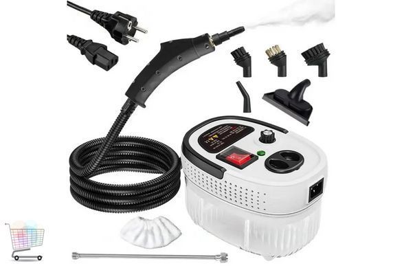 Пароочиститель Steam Cleaner 7в1 2500W &bull; Мощный отпариватель с 6 насадками HX-860