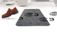 Чарівний килимок для взуття Clean Step Mat Супервбираючий придверний килимок, 70*45см