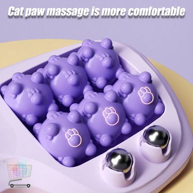 Роликовий масажер з магнітами для стоп Cat Claw Style Foot Massager Акупунктурна терапія для ніг