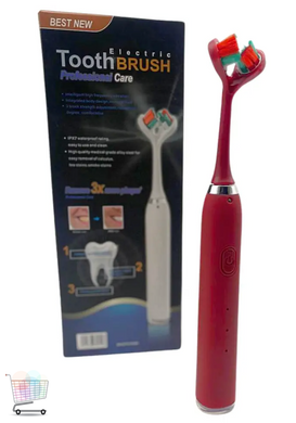 Акумуляторна зубна щітка Electric Toothbrush Best Newподвійна насадка та 3D-очищення ∙ Електрична зубна щітка Electric Toothbrush Best New з USB-зарядкою