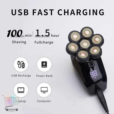 Современный многофункциональный мужской уход бритва 5 в 1 Electric Shaver ∙ Водостойкая электробритва для мужчин 5 в 1 Electric Shaver