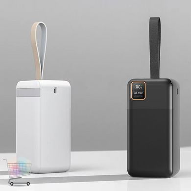 Повербанк Power Bank QC-Q25 · Внешний аккумулятор с ремешком 50000 mAh · Портативное зарядное устройство