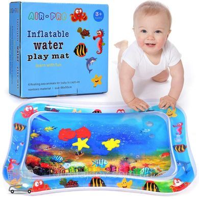 Водний дитячий килимок ігровий розвиваючий надувний матрац для малюків