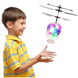 Летающий диско шар с подсветкой Sensor Ball, Интерактивная игрушка разноцветная
