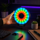 Кільцева LED лампа MJ-321 RGB 35 см з USB-живленням &bull; Світлодіодна лампа MJ-321 для блогера, селфі, макіяжу, TikTok, Reels і відеозйомки