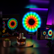 Кільцева LED лампа MJ-321 RGB 35 см з USB-живленням &bull; Світлодіодна лампа MJ-321 для блогера, селфі, макіяжу, TikTok, Reels і відеозйомки