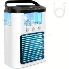 Міні кондиціонер-зволожувач повітря Ice Cooler XL-1346 &bull; Портативний USB-вентилятор з LED-підсвіткою і баком 560 мл
