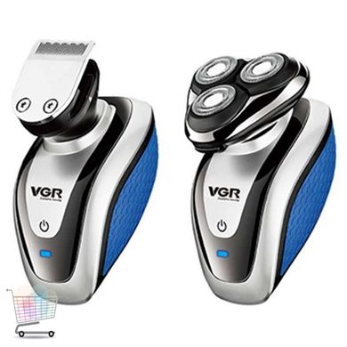 Мужская электробритва VGR V-300 USB | аккумуляторная машинка для бритья и стрижки