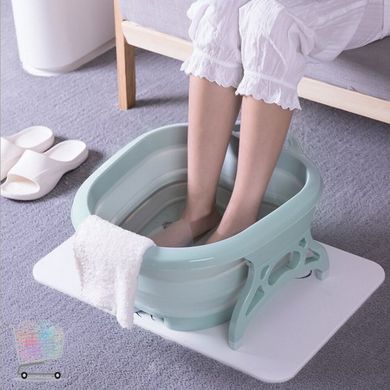 Складна масажна ванночка для ніг Supretto / Ванна масажер роликовий