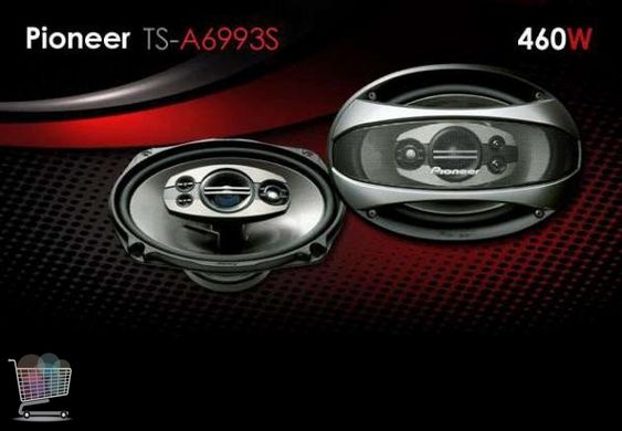 Автомобильная акустика, колонки PIONEER TS-A6993S (460W) 5 полосные PR4