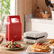 Компактная сэндвичница на 2 сэндвича 600 Вт Breakfast Machine ∙ Сэндвич-машина Breakfast Machine с антипригарными насадками