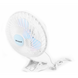 Портативный настольный вентилятор Wimpex WX707 с поворотной прищепкой, 18 см