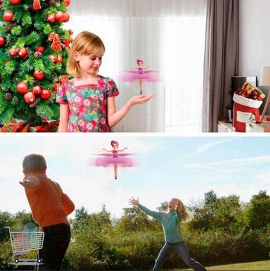 Сенсорная летающая кукла Фея Flying Fairy, 18 см ∙ Интерактивная игрушка для девочек с управлением рукой