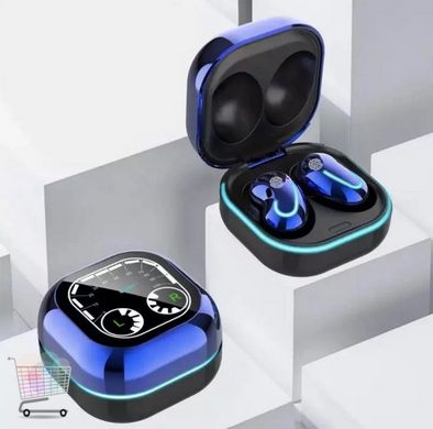 Бездротова Bluetooth гарнітура S6SE TWS водонепроникні сенсорні стерео навушники з вбудованим Power Bank у кейсі