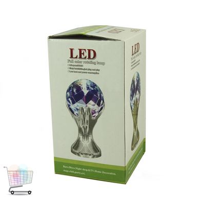 Диско-лампа РУКА LED Full Color Rotating Lamp цветомузыкальная светодиодная лампа (7204)