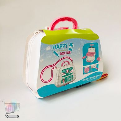 Игровой набор Счастливый доктор для детей складной сумке кейсе