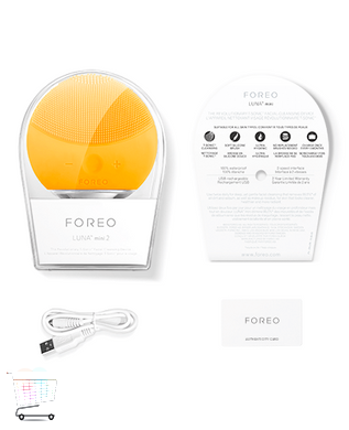 Электрическая щетка | массажер для очистки кожи лица Foreo LUNA Mini 2, Желтый PR2