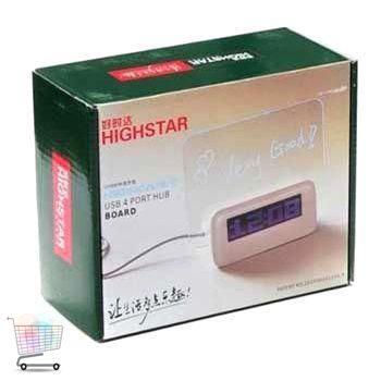 LED часы с подсветкой и доской для рисования Highstar CG10 PR4