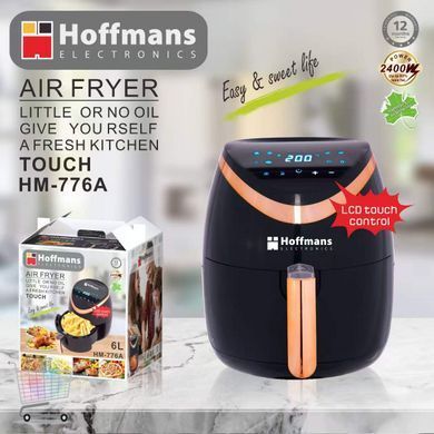 Аерогриль Hoffmans HM-776А 2400 Вт &bull; Електрична фритюрниця з функцією конвекції та гриля