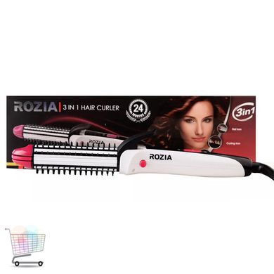 Электрорасческа для завивки и укладки | Утюжок для выравнивания волос | Локоны Rozia HR-7330 D1021 CG24 PR3