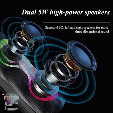Бездротова портативна колонка NB-041 з LED-підсвіткою та Bluetooth ∙ Портативна Bluetooth колонка NB-041 з LED-світломузикою