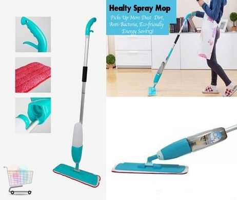 Швабра з розпилювачем Healthy Spray Mop Швабра мікрофібра для миття підлог