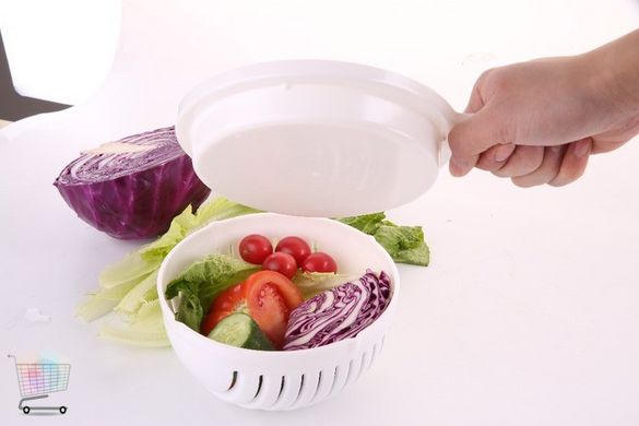 Овощерезка - салатница Salad Cutter Bowl для быстрой шинковки овощей и салатов