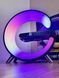 Нічник-лампа G63 Smart Light з годинником і колонкою &bull; LED нічник з Bluetooth будильником і бездротовою зарядкою QI 15 Вт