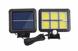 Вуличний ліхтар на сонячній батареї з датчиком руху та акумулятором Split solar wall lamp / LED підвісний світильник з кріпленням