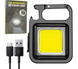 Мини LED светильник-брелок COB J031 с магнитом и USB-зарядкой ∙ Яркий COB LED фонарь-брелок J031 с USB Type-C зарядкой