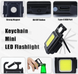 Мини LED светильник-брелок COB J031 с магнитом и USB-зарядкой ∙ Яркий COB LED фонарь-брелок J031 с USB Type-C зарядкой